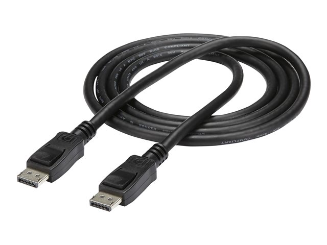 StarTech.com 7m DisplayPort Cable with Latches M/M - DisplayPort cable - DisplayPort (M) to DisplayPort (M) - 7 m - latched - black