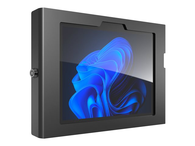 Compulocks Surface GO 1-4 Gen Apex Secured Enclosure - Enclosure - exposed front/back camera and sensors - for tablet - secured - lockable - metal frame - black - for Microsoft Surface Go, Go 2, Go 3, Go 4 for Business
