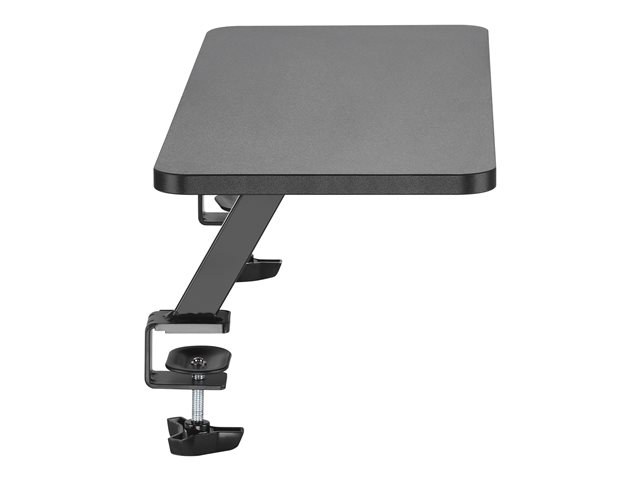 StarTech.com Monitor Riser Stand - Clamp-on Monitor Shelf for Desk - Extra Wide 25.6\" (65 cm) For up to 34\" Monitors - Black (MNRISERCLMP) - Mounting kit - for Monitor - black - screen size: up to 32\" - desk-mountable