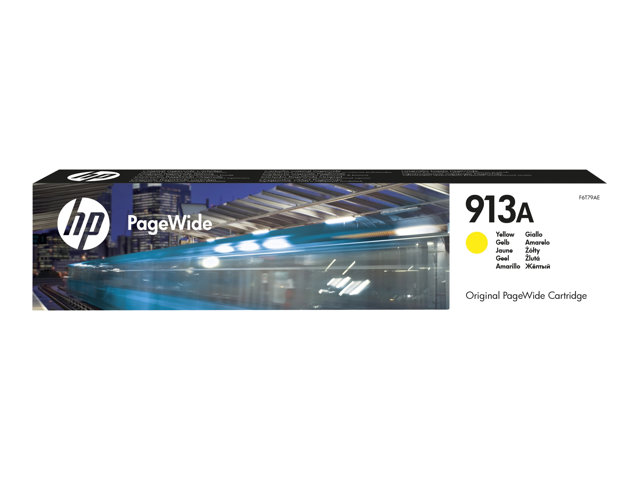 HP 913A - Yellow - original - PageWide - ink cartridge - for PageWide 352, MFP 377, PageWide Managed MFP P57750, P55250, PageWide Pro 452, 477, 552