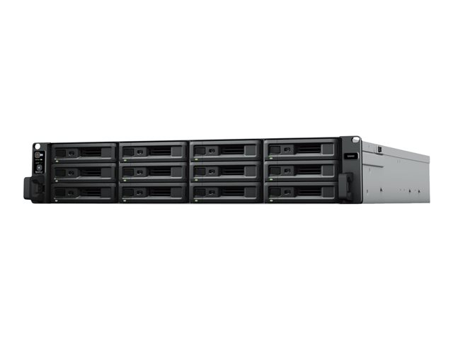 Synology SA6400 - NAS server - 12 bays - rack-mountable - RAID RAID 0, 1, 5, 6, 10, JBOD, RAID F1 - RAM 32 GB - Gigabit Ethernet / 10 Gigabit Ethernet - iSCSI support - 2U