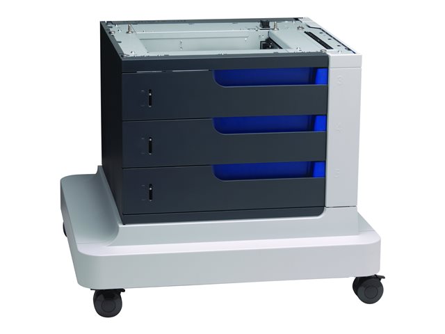 HP Paper Feeder and Stand - Printer base with media feeder - 1500 sheets in 3 tray(s) - for Color LaserJet Enterprise M855dn, M855x+, M855x+ NFC/Wireless direct, M855xh