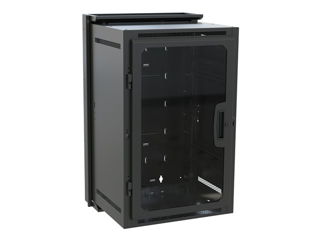 16SP/22D WALLRACK W/PLEXI