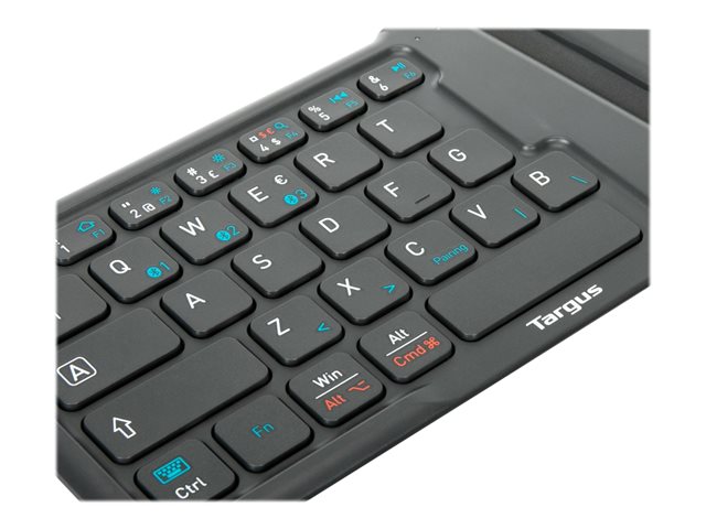 ANTIMICROBIAL ULTRA-COMPACT FOLDING ERGONOMIC BLUETOOTH(R) KEYBOARD (NO)