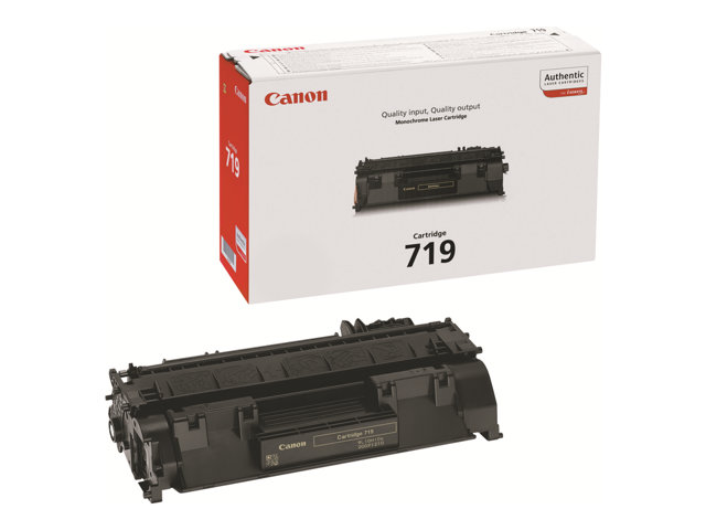 Canon 719 - Black - original - toner cartridge - for i-SENSYS LBP251, LBP252, LBP253, LBP6310, MF411, MF416, MF418, MF419, MF6140, MF6180