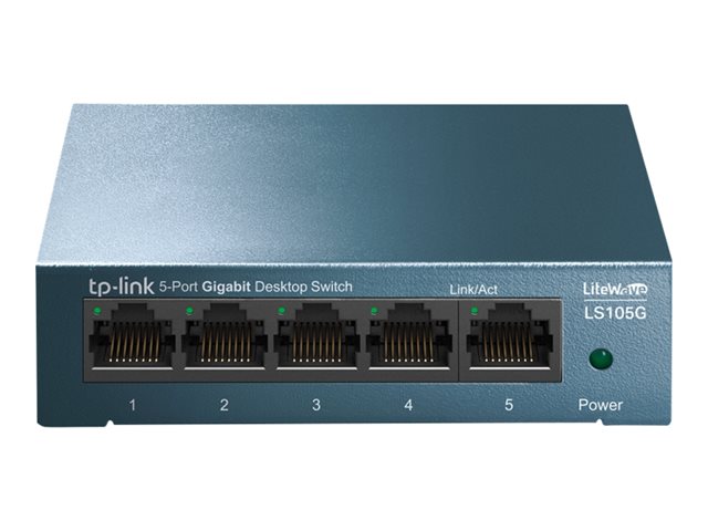TP-Link LiteWave LS105G - Switch - unmanaged - 5 x 10/100/1000 - desktop - AC 220 V