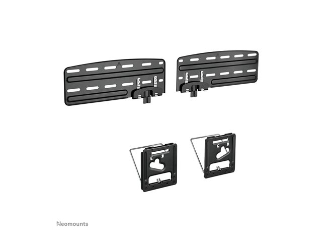 Neomounts WL30-265BL1 - Mounting kit (wall mount) - Ultra-Flat, fixed - for digital signage LCD panel / LCD display - steel - black - screen size: 43\"-85\"
