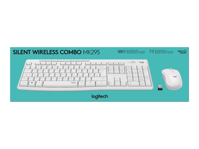 MK295 Silent Wireless Combo - OFF WHITE- FRA - CENTRAL AZERTY FR