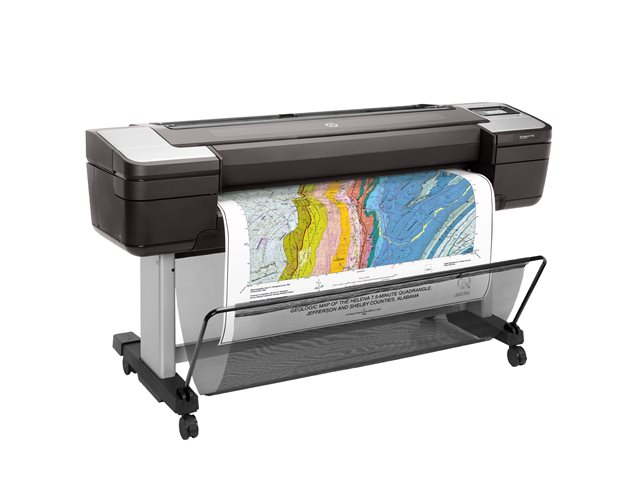 HP DesignJet T1700 PostScript - 44\" large-format printer - colour - ink-jet - 1118 x 1676 mm - 2400 x 1200 dpi - up to 0.55 min/page - Gigabit LAN, USB host - cutter