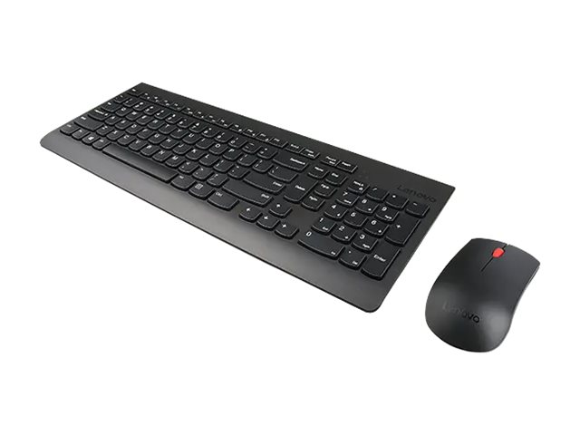 Lenovo Essential Wireless Combo Gen 2 - Keyboard and mouse set - wireless - 2.4 GHz - German - black