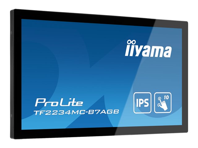 iiyama ProLite TF2234MC-B7AGB - LED monitor - 22\" (21.5\" viewable) - open frame - touchscreen - 1920 x 1080 Full HD (1080p) @ 60 Hz - IPS - 350 cd/m² - 1000:1 - 8 ms - HDMI, VGA, DisplayPort - black