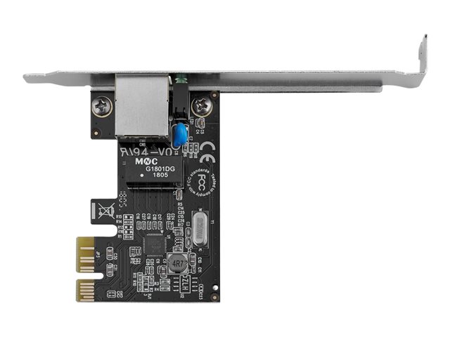 StarTech.com 1 Port PCIe Gigabit Network Server Adapter NIC Card - Dual Profile - Gigabit Desktop Adapter REV E Intel 6 Chip support (ST1000SPEX2) - Network adapter - PCIe low profile - Gigabit Ethernet - for P/N: ET91000SM10, ET91000SM20