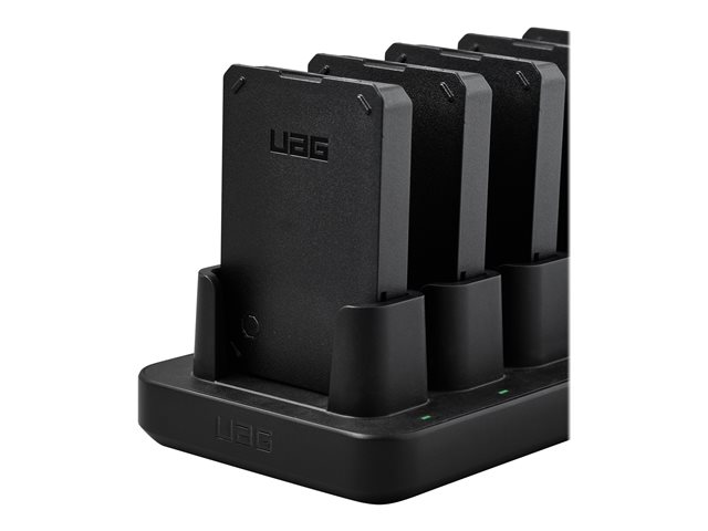 UAG Workflow 5 Slot Battery Charger w/Power supply Black