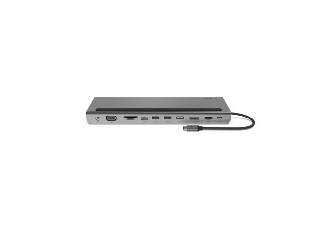 Belkin CONNECT 11-in-1 - Multiport dock - USB-C - VGA, HDMI, DP - 1GbE