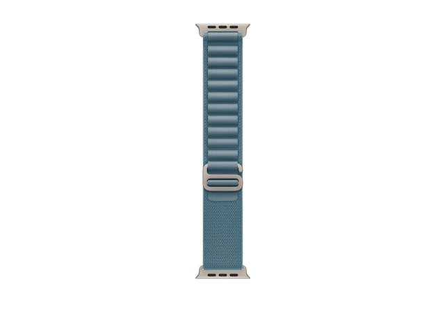 Apple Watch Ultra 3 GPS + Cellular 49mm Natural Titanium Case with Light Blue Alpine Loop - Small