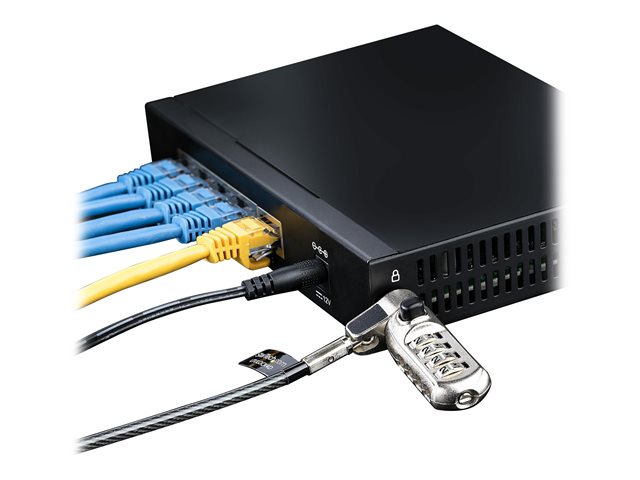 StarTech.com Unmanaged 2.5G Switch, 5 Port Gigabit Switch, 2.5GBASE-T Unmanaged Ethernet Switch, Ethernet Splitter, Din Rail or Wall Mount, Multi-Gigabit, All-Metal, Auto-MDIX, 9K Jumbo - 2.5 Gb Network Switch - Switch - unmanaged - 5 x 10/100/1000/2.5G - wall-mountable, desktop - DC power