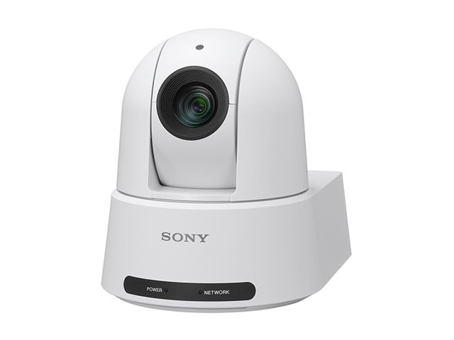Sony SRG-A12 - Conference camera - PTZ - turret - colour (Day&Night) - 8.5 MP - 3840 x 2160 - auto iris - motorized - 1700 TVL - audio - wired - SDI, HDMI - LAN - H.264, H.265 - PoE Plus Class 4