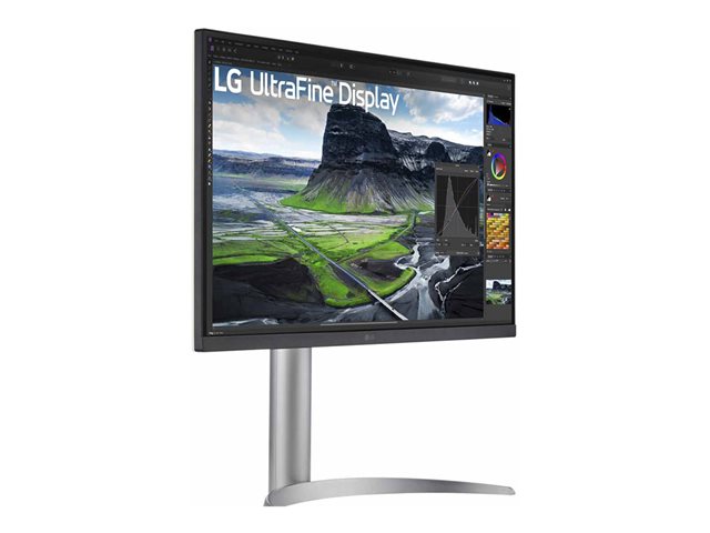 LG UltraFine 27UQ850V-W - UQ850V Series - LED monitor - 27\" - 3840 x 2160 4K @ 60 Hz - IPS - 500 cd/m² - 2000:1 - DisplayHDR 400 - 5 ms - 2xHDMI, DisplayPort, USB-C - speakers