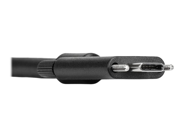 Targus - USB cable - 24 pin USB-C (M) to 24 pin USB-C (M) screwable - 1.8 m - black - for P/N: DOCK191USZ, DOCK430EUZ, DOCK430USZ