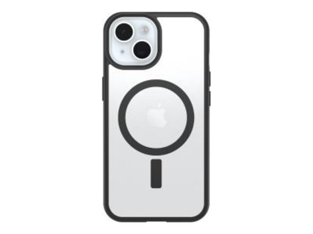 OtterBox React MagSafe Apple iPhone 16e/15/14/13 Black Crystal - clear/black - ProPack