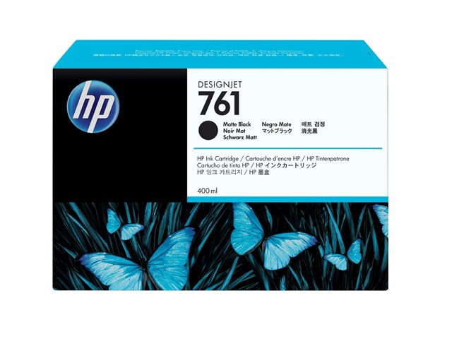 HP 761 - 400 ml - matte black - original - DesignJet - ink cartridge - for DesignJet T7100, T7200, T7200 Production Printer