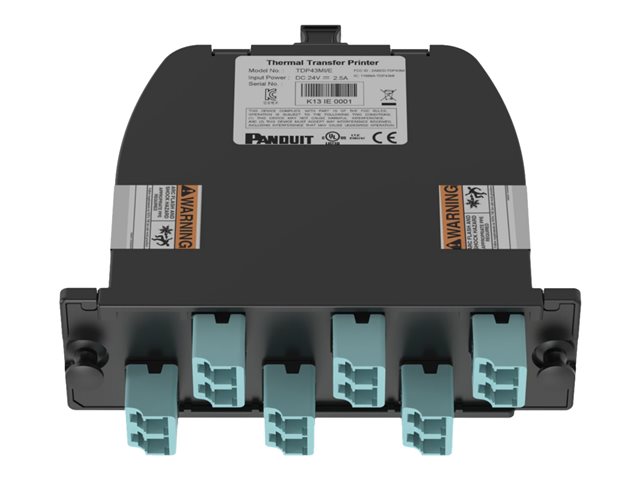 Panduit QuickNet - Pre-terminated fibre optic cassette - LC SM X 12 - black