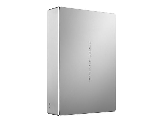 LaCie Porsche Design Desktop Drive - Hard drive - 4 TB - external (desktop) - USB 3.0 - silver