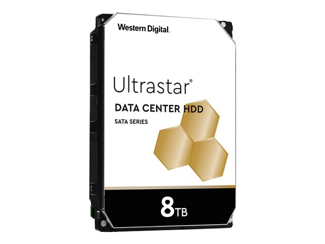 WD Ultrastar DC HC320 HUS728T8TALE6L4 - Hard drive - 8 TB - internal - 3.5\" - SATA 6Gb/s - 7200 rpm - buffer: 256 MB