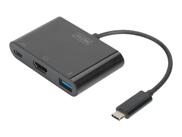 USB-C HDMI MULTIPORT ADAPTER 1X HDMI/1X USB-C (PD)/1X USB 3.0
