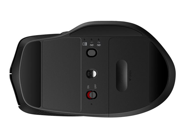 HP 685 Comfort - Mouse - dual mode - 7 buttons - wireless - Bluetooth - USB wireless receiver - black - Smart Buy