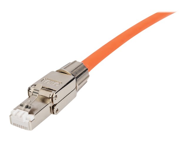CAT 6A TOOL-LESS CONNECTOR AWG 22-27 METAL LATCH SUPPORTS UP TO 4PPOE IEEE802.3BT