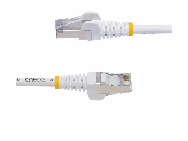 StarTech.com 2m White CAT8 Ethernet Cable, Snagless, S/FTP, 25G/40G - Patch cable - RJ-45 (M) to RJ-45 (M) - 2 m - 5.6 mm - S/FTP - CAT 5/5e/6/6a/8 - IEEE 802.3bt/IEEE 802.3ba - snagless, halogen-free - white