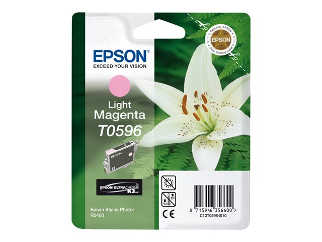 Epson T0596 - 13 ml - light magenta - original - blister - ink cartridge - for Stylus Photo R2400