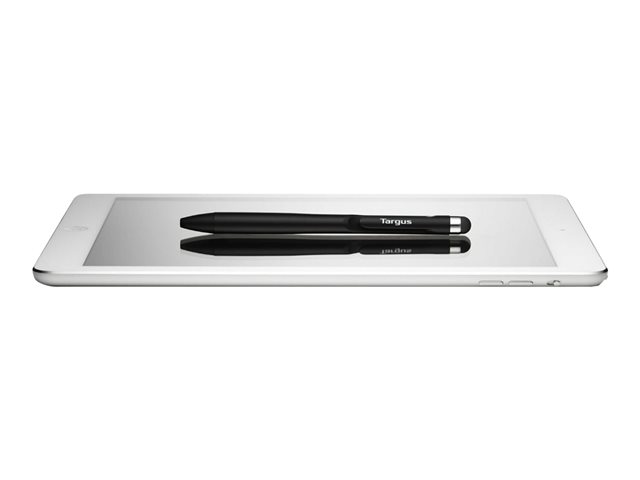 Targus - Stylus / ballpen for mobile phone, tablet - antimicrobial - black