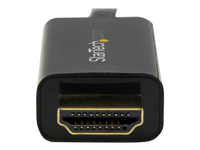 StarTech.com 5m (16 ft) DisplayPort to HDMI Adapter Cable - 4K DisplayPort to HDMI Converter Cable - Computer Monitor Cable (DP2HDMM5MB) - Adapter cable - DisplayPort male to HDMI male - 5 m - 4K support