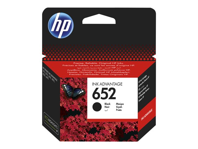 HP 652 - Original - Ink Advantage - ink cartridge - for Deskjet 1110, 2130, 3630, ENVY 4520, Officejet 3830, 4650