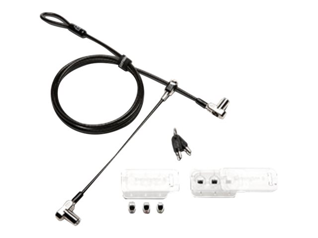Kensington Universal 3-in-1 Keyed Cable Lock - Twin Lockheads - Security cable lock - 1.8 m