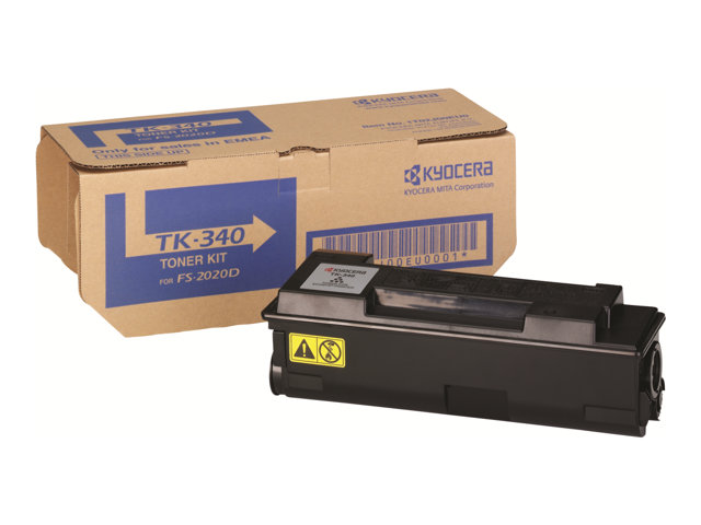 Kyocera TK 340 - Black - original - toner cartridge - for FS-2020D, 2020D/KL3, 2020DN, 2020DN/KL3
