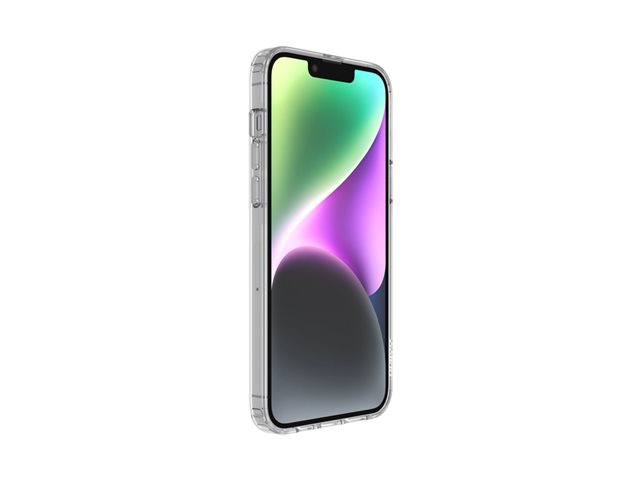 Belkin SheerForce - Back cover for mobile phone - MagSafe compatibility - clear - thin, lightweight - for Apple iPhone 14 Plus