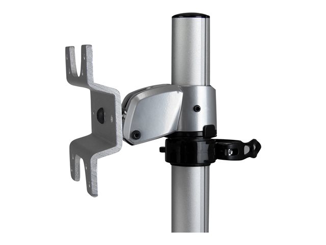 StarTech.com Single Monitor Stand - Adjustable - Supports Monitors 12\" to 34\" - Premium - Single Screen VESA Monitor Mount Stand - Silver (ARMPIVSTND) - Mounting kit (desk stand, feet, wrench, screws, cable clip) - for LCD display - plastic, steel - silver - screen size: 12\"-34\"