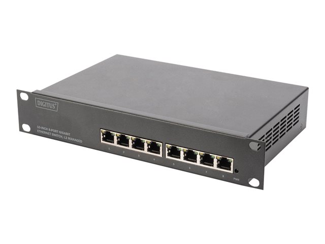 L2 MANAGED GIGABIT ETHERNET SWITCH 8-PORT 10 INCH