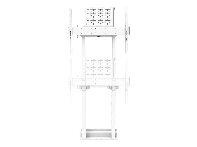 Neomounts WL55-875WH1 - Mounting kit (wall mount) - motorised - for flat panel - lockable - steel - white - screen size: 55\"-100\"