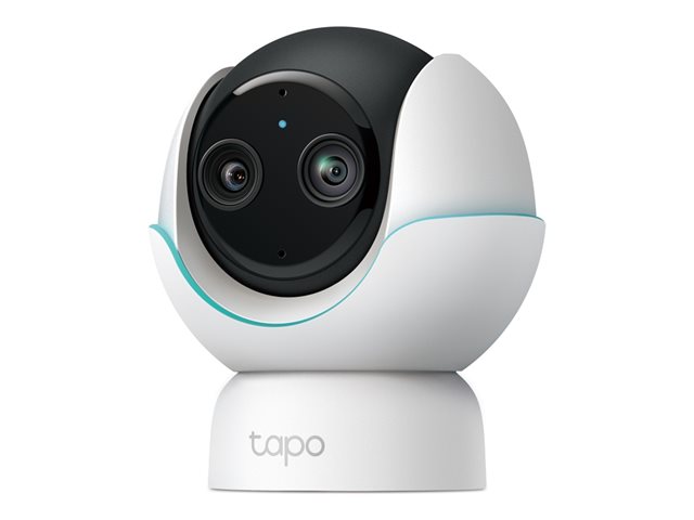 Tapo C840 New Dual-Lens Smart Baby Camera See your Baby's Face in Stunning Clarity with Dual-Lens: The 1080p telephoto lens reveals every detail of your baby's facial expressions, while the wide-angle lens covers the entire nursery in 2K 4MP resoluti