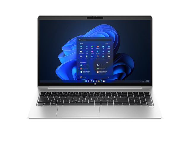HP ProBook 455 G10 Notebook - 177-degree hinge design - AMD Ryzen 5 - 7530U / up to 4.5 GHz - Win 11 Pro - Radeon Graphics - 16 GB RAM - 512 GB SSD NVMe - 15.6\" IPS 1920 x 1080 (Full HD) - Gigabit Ethernet - Wi-Fi 6E, Bluetooth - pike silver aluminium - kbd: Belgium - with HP Wolf Pro Security Edition (1 year)