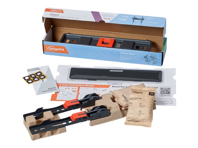 Vogel's Comfort TVM 3205 - Mounting kit (wall mount) - fixed - for TV - steel, hardened plastic - black - screen size: 19\"-50\"
