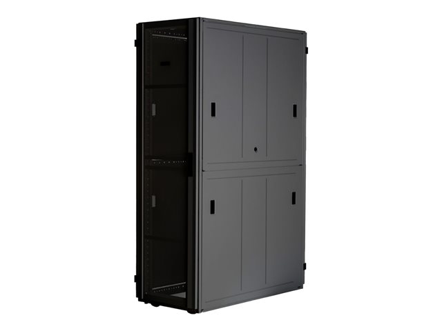 Panduit FlexFusion XGL Series - Rack cabinet - 800 x 1200 mm - black, RAL 9005 - 42U - 19\"