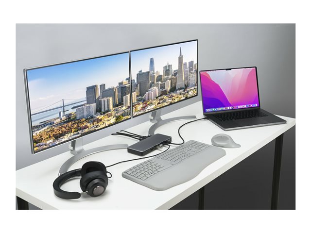 Kensington SD5760T - Docking station - USB-C / USB4 / Thunderbolt 3 / Thunderbolt 4 - 2 x HDMI, Thunderbolt - 1GbE