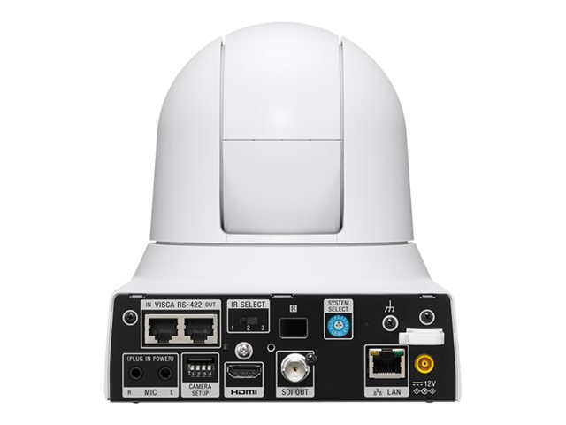 Sony 4K30P IP PTZ Camera with 30x (w/CIZ) zoom and NDI®|HX capability - with SRGL-4K licence - white