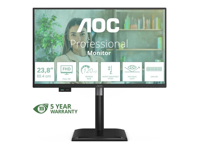 24\", FHD, 120Hz, HAS, AntiBL (HW), USB: 3A+1C(15W), 2x2