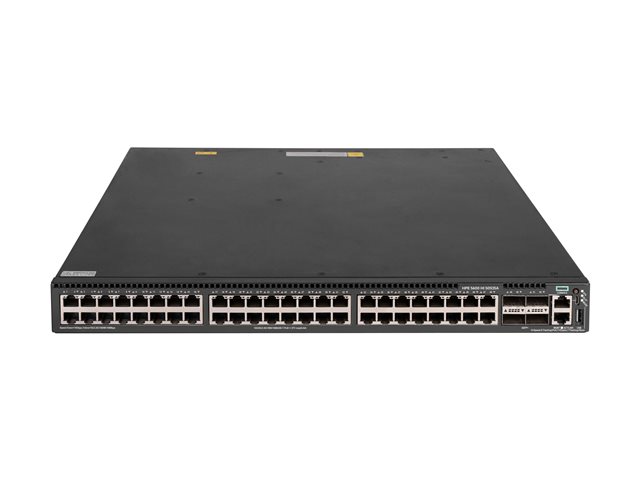 HPE FlexNetwork 5600 HI - Switch - 1-slot - L3 - Managed - 48 x 100/1000/2.5G/5G/10GBase-T + 4 x QSFP+ - rack-mountable - PoE Class 8 - BTO